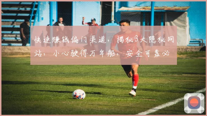 快速赚钱偏门渠道，揭秘3大隐秘网站，小心驶得万年船，安全可靠必看